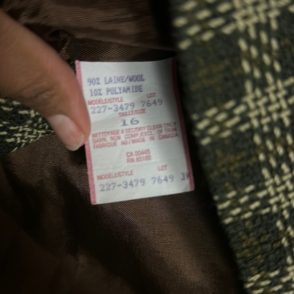 Vintage Wool Blazer, fits 12 - Picture 12 of 17